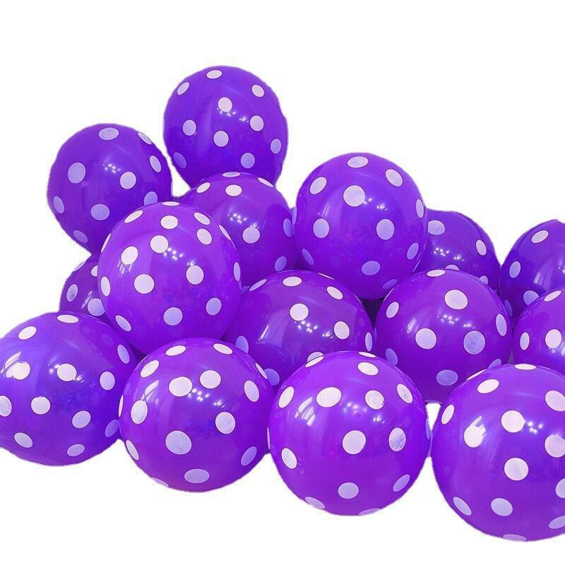 Globo de lunares engrosado, globo de color caramelo con lunares, arreglo de cumpleaños, decoración de fiesta, globo de boda, venta al por mayor