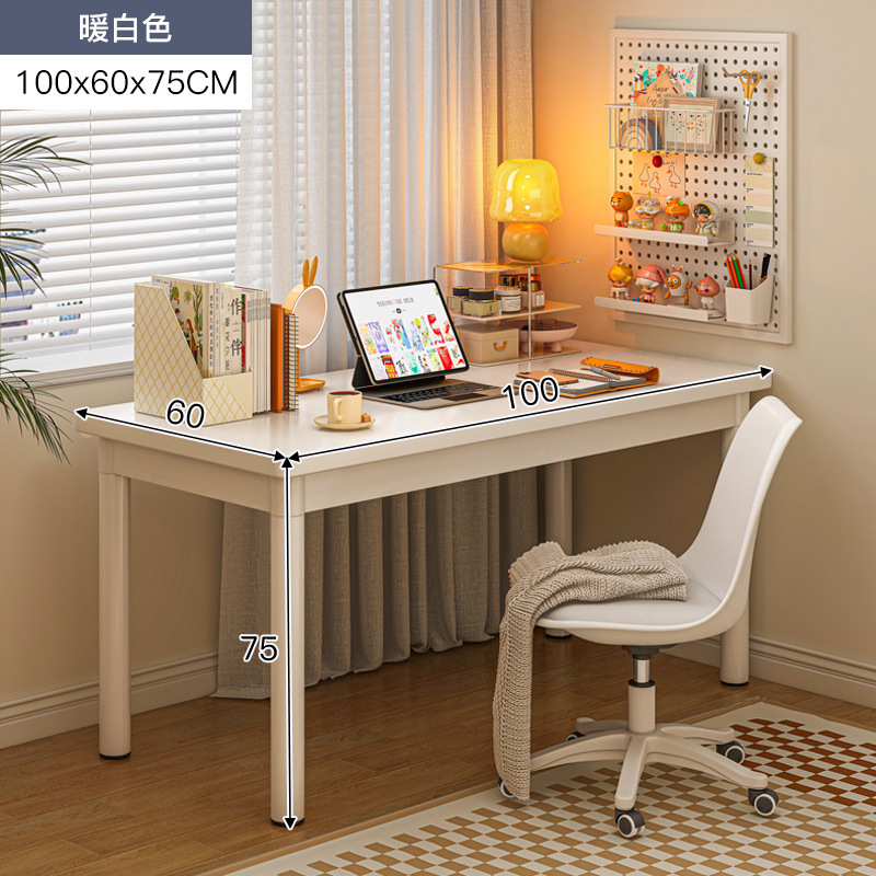 Escritorio Dormitorio Escritorio doméstico para niñas Escritorio de computadora de apartamento pequeño Escritorio de oficina Escritorio de estudio simple