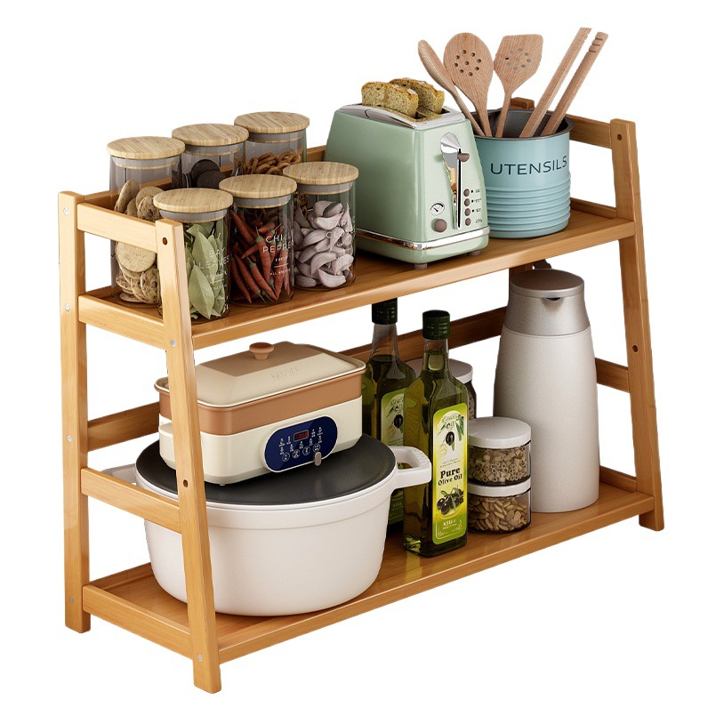 Estante para mesa de té, escritorio, cocina de rendija estrecha, sala de estar, dormitorio, estante de almacenamiento combinado, estante de almacenamiento multicapa de madera no maciza, artefacto