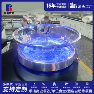 布菲不锈钢冰槽 LED灯冰槽 海鲜刺身冰槽 自助餐冰槽 厂家定制-阿里巴巴