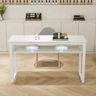 Nail Table, Nail Salon Table and Chairs, Simple Single and Double Internet Celebrity Manicure Set, Factory Direct Sale