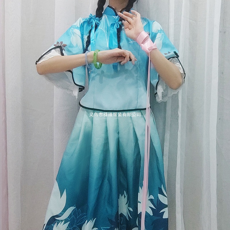 王者荣耀诗语江南西施cos汉服民国风游戏人物cosplay套装