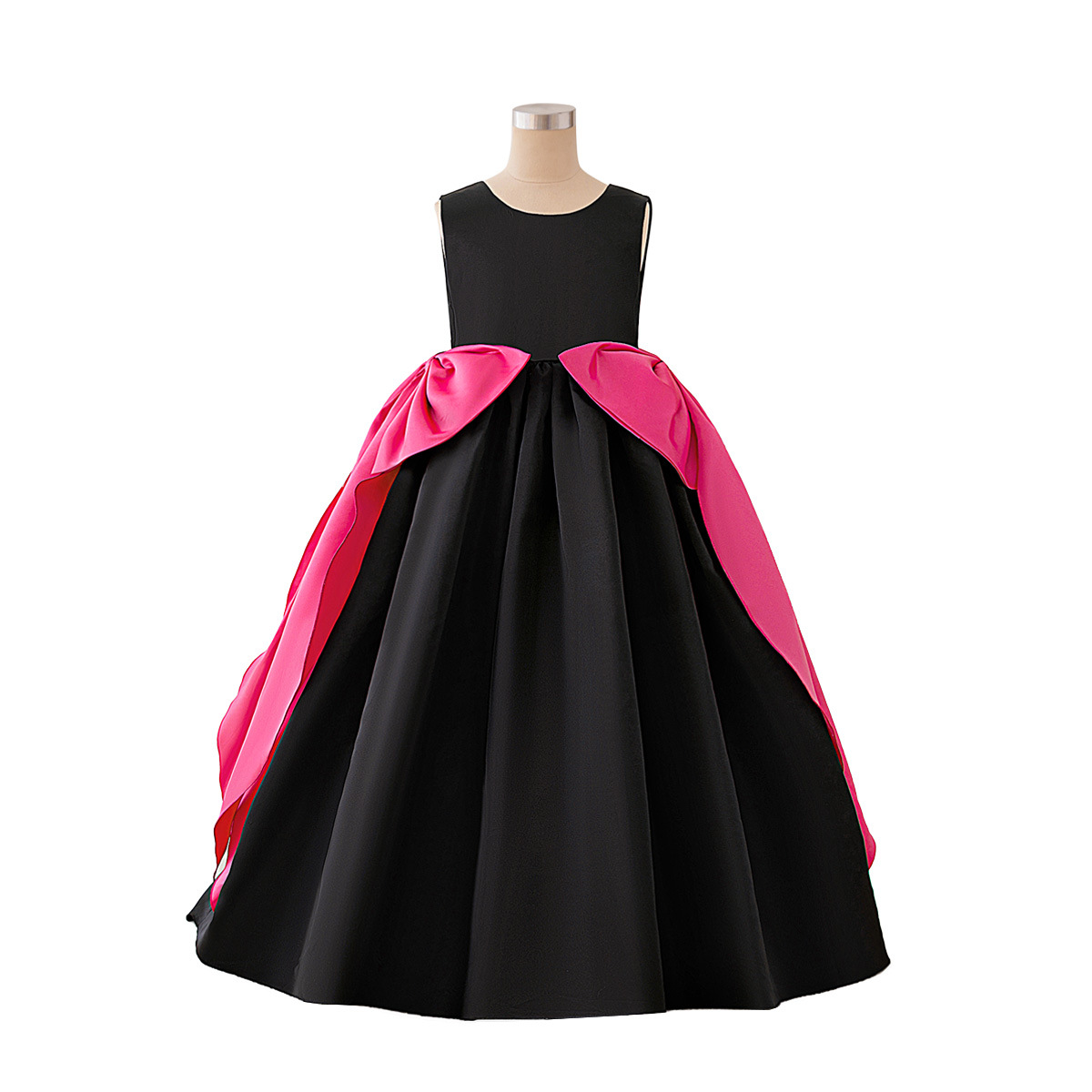 Vestido de niños de Amazon, vestido de princesa, vestido de fiesta de niña sin mangas sin mangas, vestido de fiesta de gala