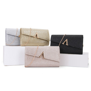 Shantou Dinner Bag Factory Cross-Border Clutch Clutch Bag Ladies Wedding Evening Makeup Bag Crossbody Shoulder Handbag