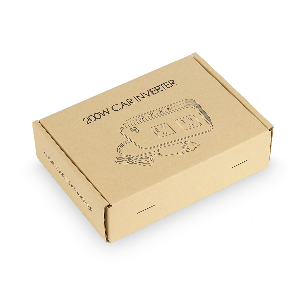 200W inversor DC12V encendedor de cigarrillos nuevo adaptador de alimentación estándar nacional para automóviles inversor de línea