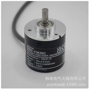 [E6C2-CWZ5B 1000P/R  E6C3-AG5C 1024P/R 2M 欧姆龙旋转编码器]