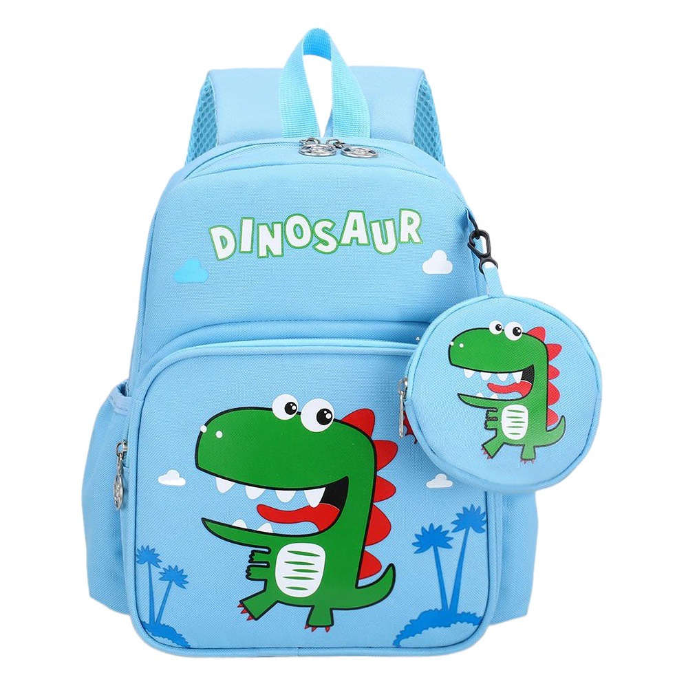 Bolso de libro de estudiante de escuela primaria con monedero impreso para niños mochila linda de dibujos animados mochila de protección de columna vertebral para niños