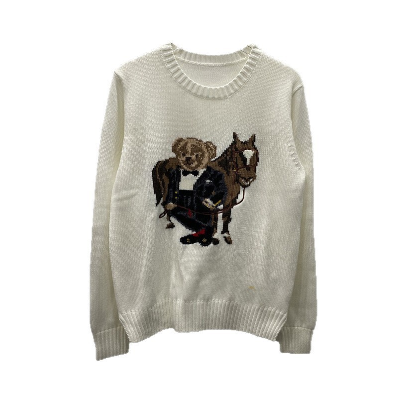 Horse bear white