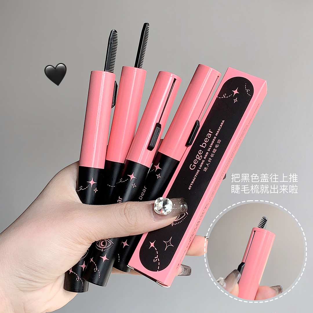 Gege bear Gogo Bear Charming Long Mascara Waterproof Sweat-proof Stereotyping Long-lasting Curl