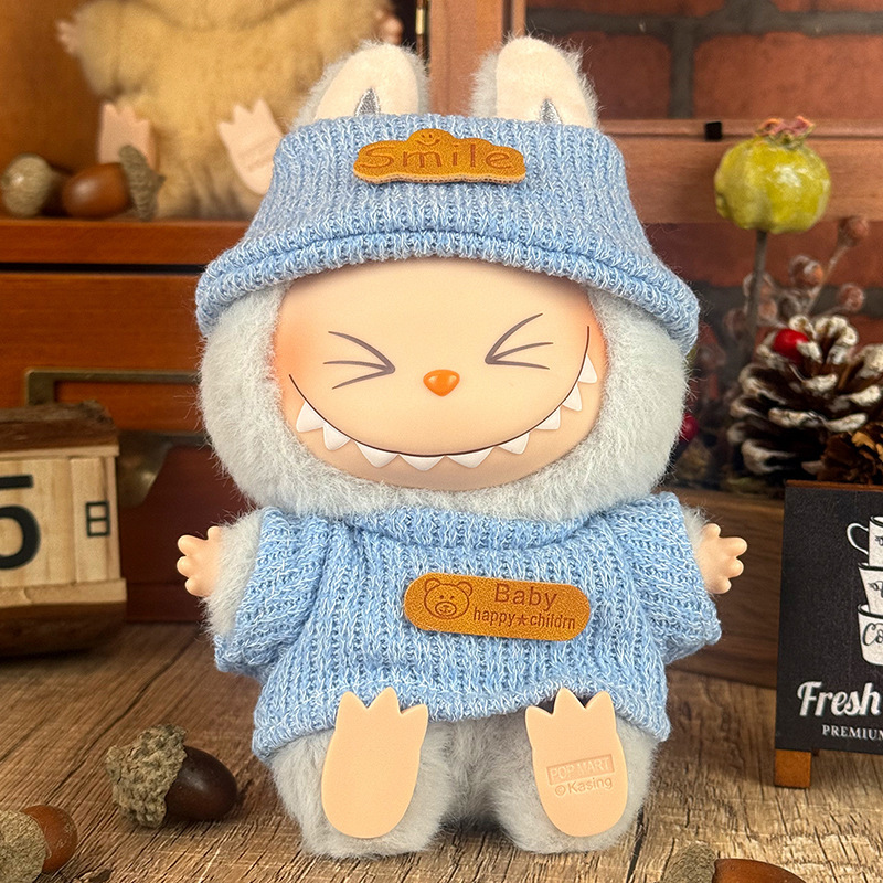 Labubuの子供服に適しています。布の服は17cm一二三代のセットの小さいアクセサリーに座っています。|undefined