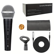 SM 58 Pro XLR 专业动态麦克风心形录音现场表演开开关演出话筒
