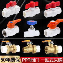 顶建ppr水管配件水管接头ppr水管配件阀门全塑球阀门开关 ppr阀门