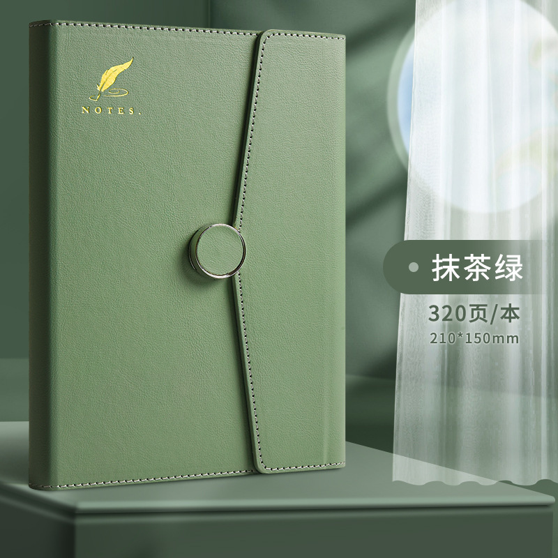 加厚搭扣三折笔记本定制会议记事本礼盒批发高颜值记录本印logo|undefined