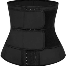 瘦瘦衣女式束腰紧身胸衣修剪器腰带塑身衣乳胶运动塑身收腹