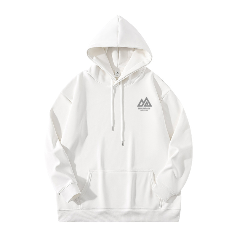 Chaqueta encapuchada masculina primavera y otoño marca de moda americana chaqueta de peso retrogrado chaqueta de pareja casual suelta camisa con sombrero de manga larga
