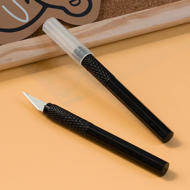 贴膜工具笔刀剪纸刀手工模型刀勾刀ABS材质雕刻刀具橡皮章刻刀