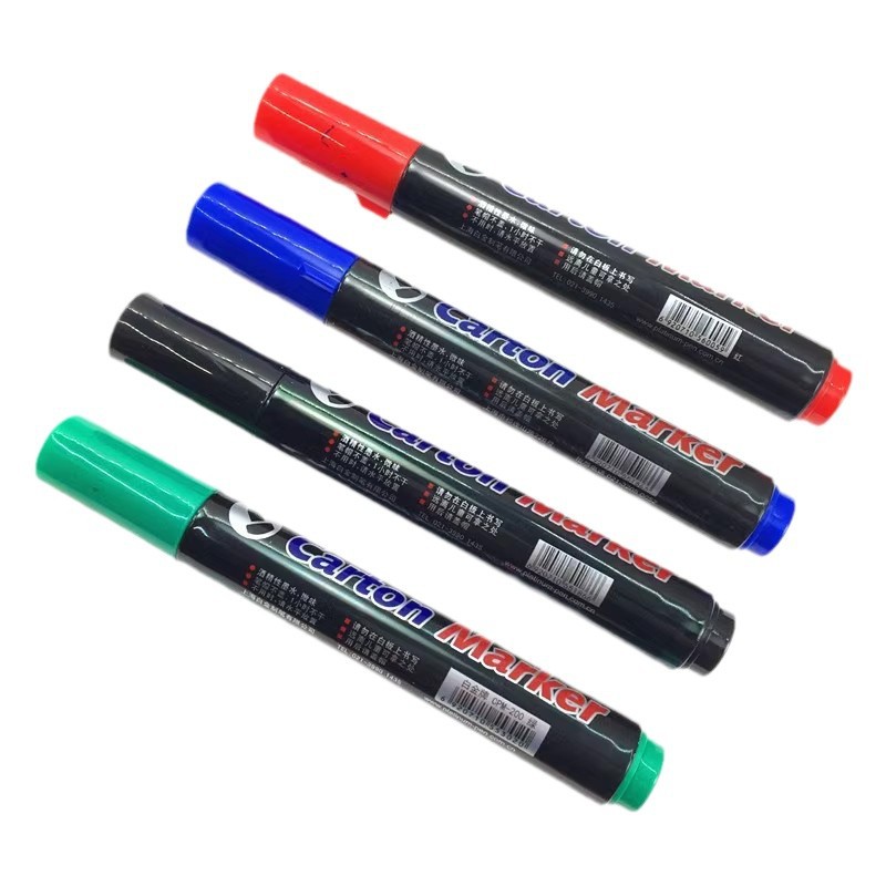 Marcador de platino Marcador de CPM-200 aceitoso Marcador aceitoso Bolígrafo de cabeza grande Negro Azul Rojo