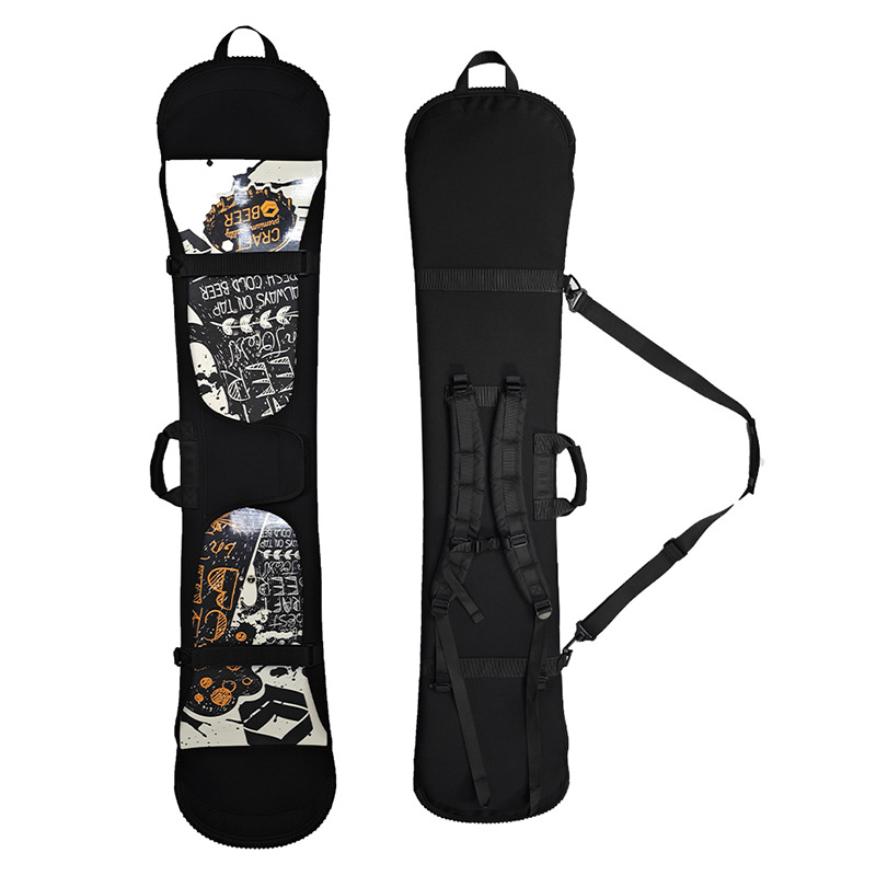 Double-Shoulder Half-Head Dumpling-Shaped Skateboard Protector with High Elasticity, Anti-Collision Blade Protection, Portable Snowboard Cover
