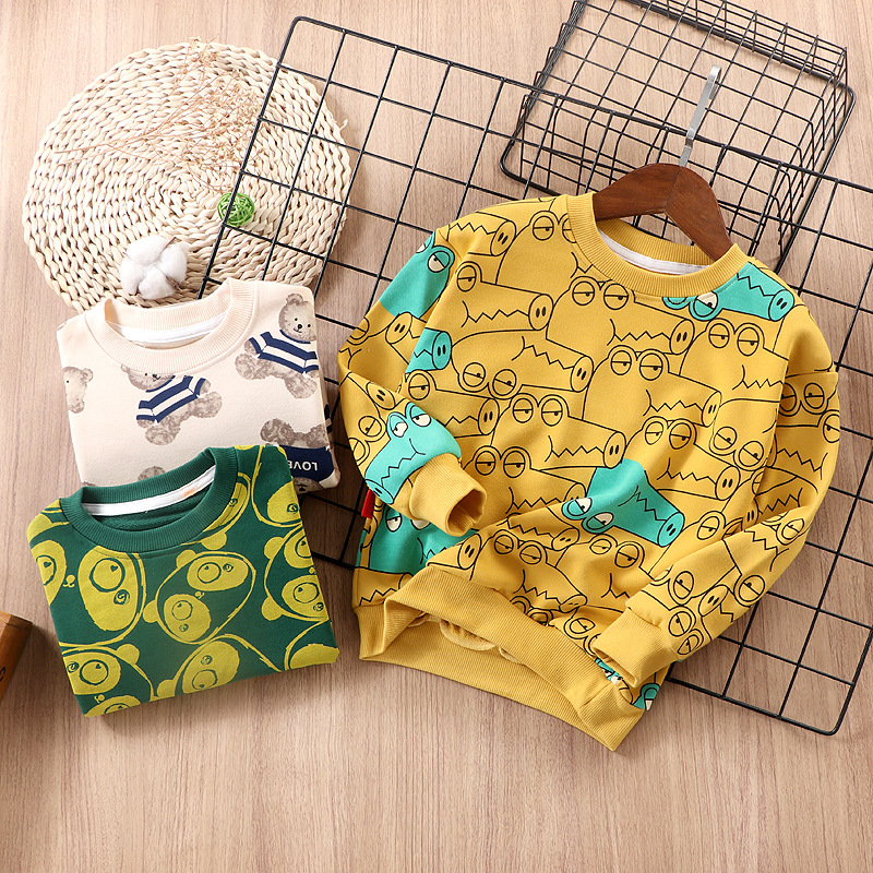 Children's Sweatshirt Long Sleeve T-shirt Printed Long Sleeve Sweatshirt