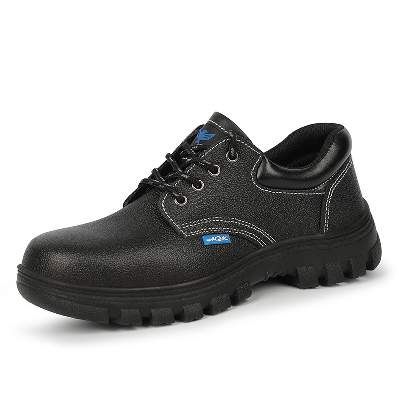 Nuevos zapatos de protección laboral de alta temperatura anti-golpe anti-perforación de cabeza de acero anti-desgaste zapatos de trabajo de cuero de vaca