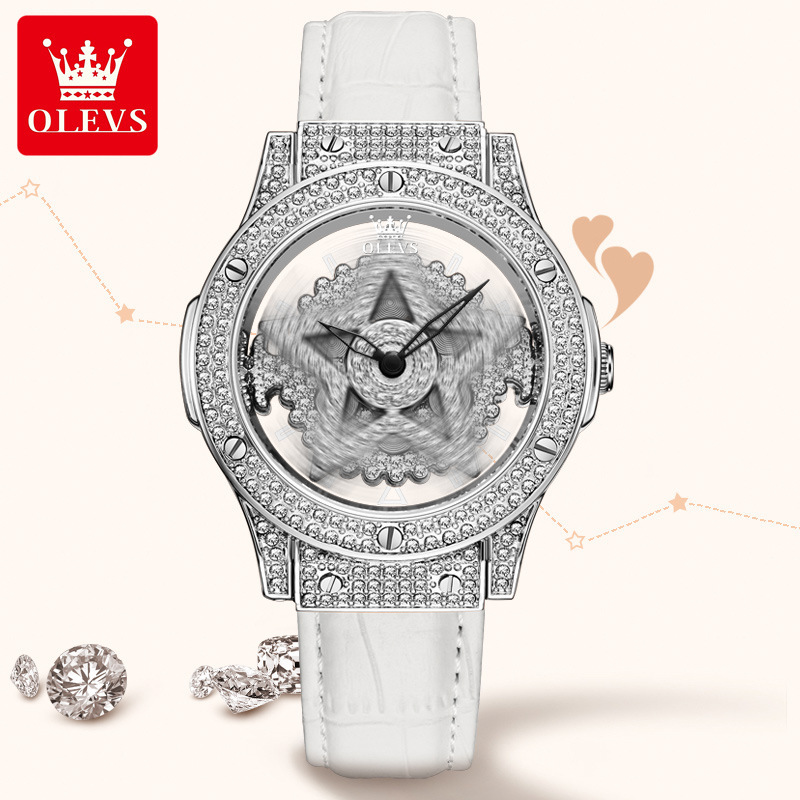 Nuovo orologio Olysys Brand Watch Orologio al quarzo stile cinque stelle di nicchia Orologio da donna impermeabile e alla moda_voghion.com