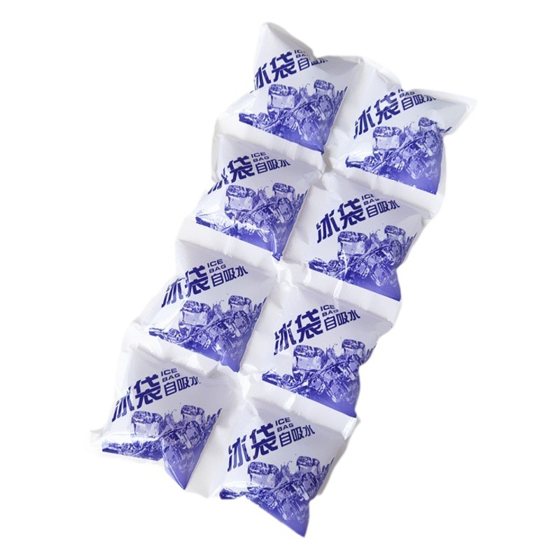 Water-free food preservation ice pack ice pack self-absorbent ice pack spot seafood Air Express ice pack refrigerated once