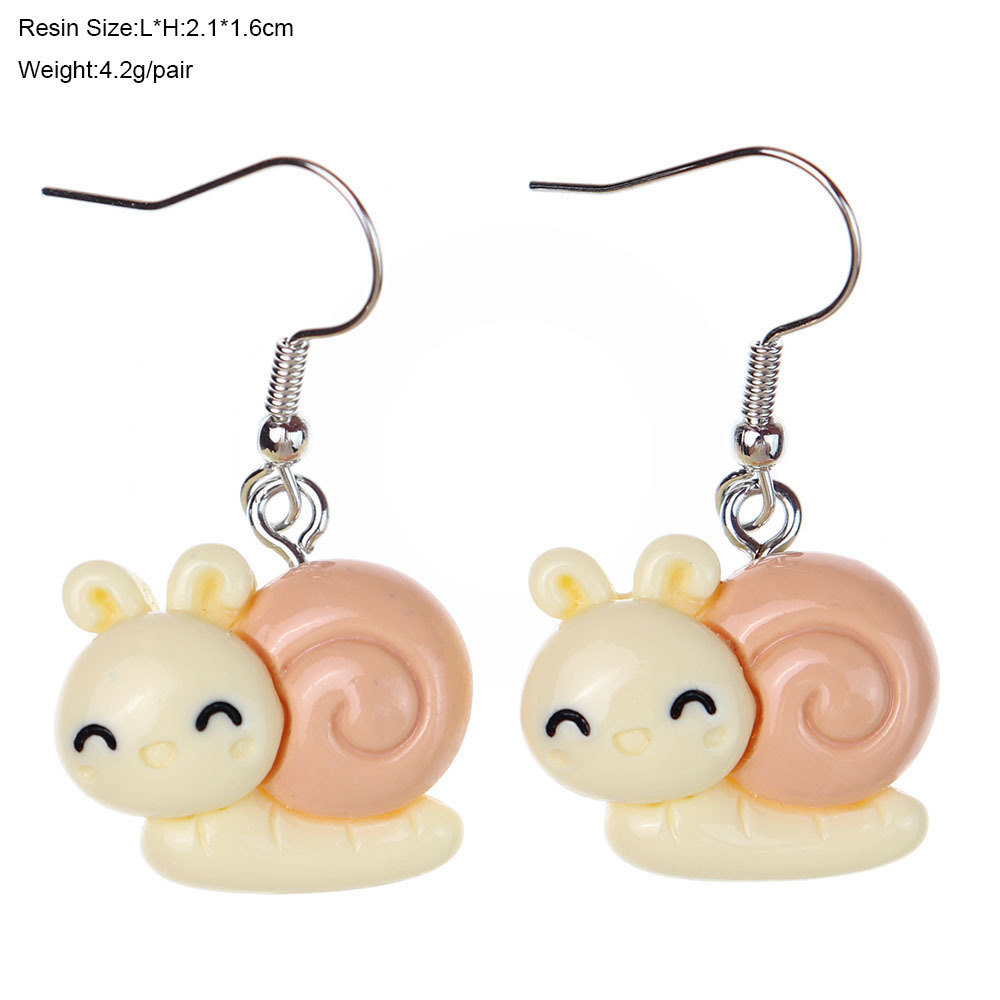 1 Paire Style De Bande Dessinée Mignon Insecte Plastique Boucles D'oreilles display picture 7