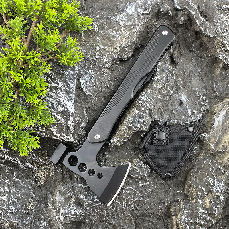 多功能不锈钢捶斧户外家用腰斧劈柴战术斧野营求生开山伐木斧头