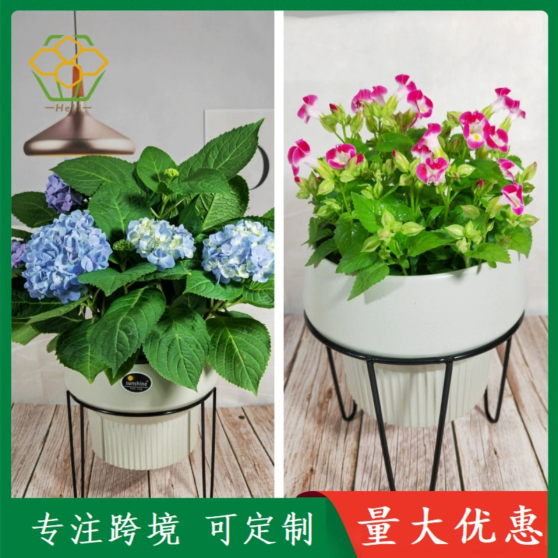 Трансграничная простая железная полка для цветов, домашняя Бытовая стеллаж для хранения в гостиной, напольный балкон, зеленая стеллаж для цветов, стеллаж для цветочных Горшков