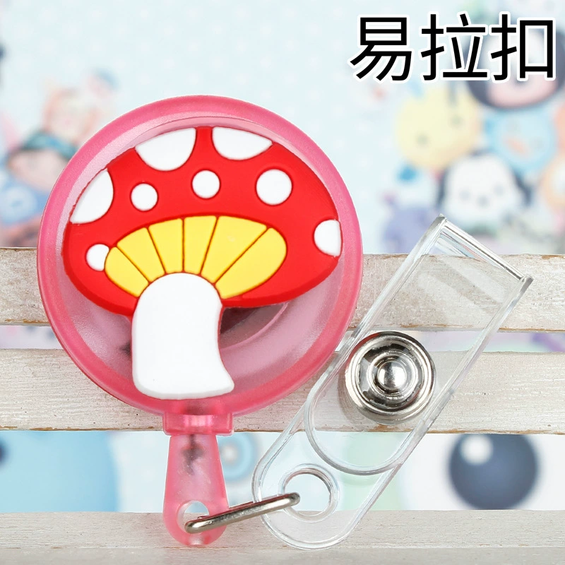 Cartoon cute work nurse uniform, card holder