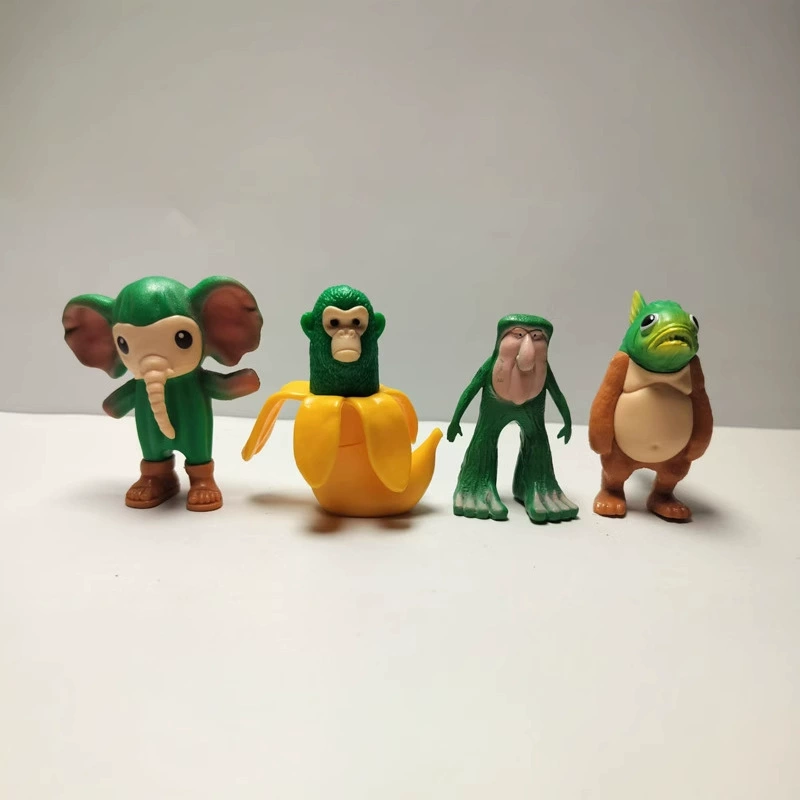 (Cross-border trading), minifigure, shark, table doll, monkey