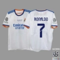 2021-22 UCL Champions Real Madrid Home #7 C. Ronaldo + Patch
