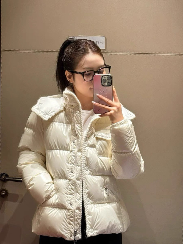 毒家高品质 M家25s新款亮面花蕾边设计女士高级时尚质感ins羽绒服|undefined