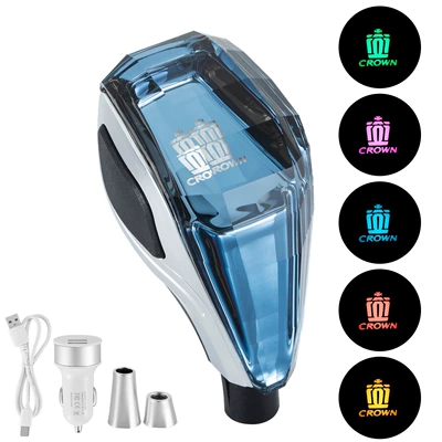 Cab and accessories Crystal Gear Shift Knob Suitable - crown-crown-blue-crystal