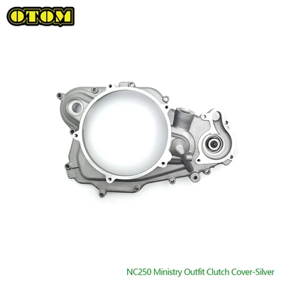 original Zongshen NC250 engine parts: Motorcycle engine and accessories - clutch-large-cover-no-3-water-pump-shaft-with-start-hole-silver