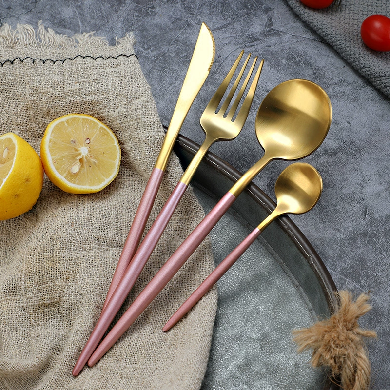 岛奇 Set stainless steel for hotel, creative tableware, 4 piece set