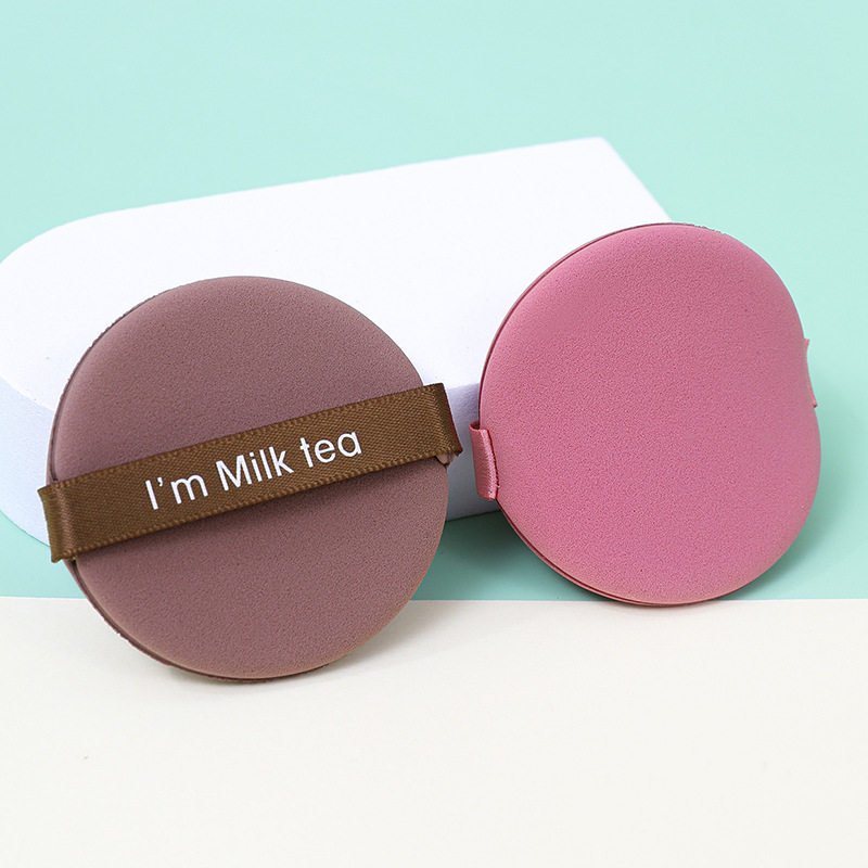 Fábrica personalizada fresa piña facción cojín soplo de aire no come polvo, esponja de maquillaje sin látex de doble uso húmedo y seco al por mayor