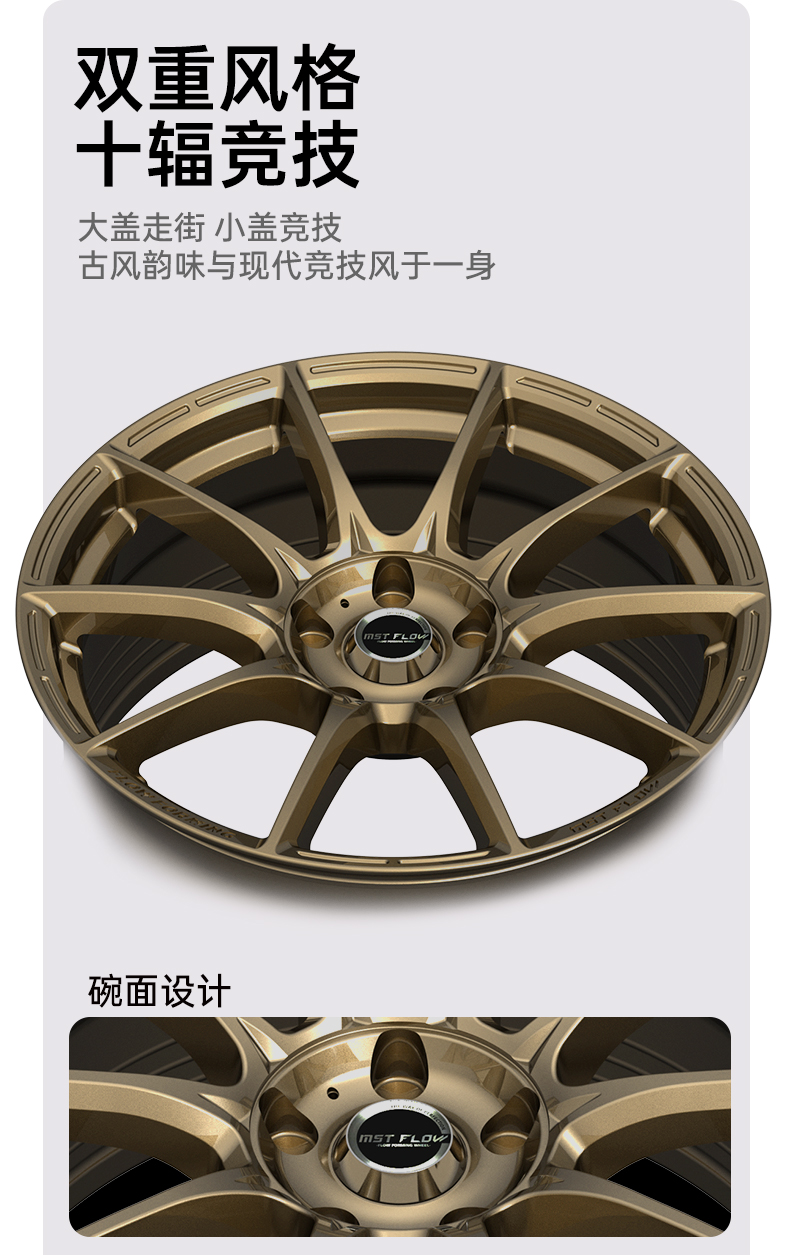 Spinning Modified Wheels Fk 75 Are Suitable for the Upgrade of Fit, Civic, Golf, Lynk & Co, Seagull, Mg and Scirocco R