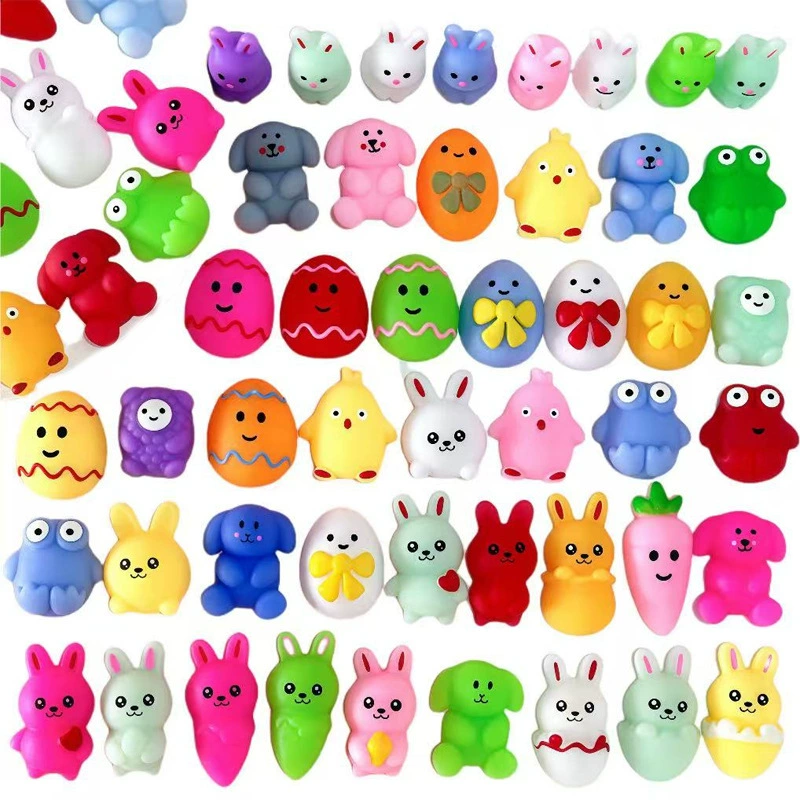 Слизь, раскрашенная кролик, игрушка, Amazon, антистресс