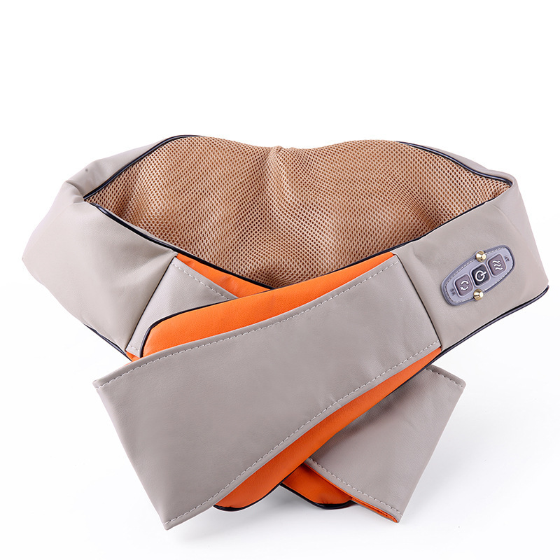 Factory wholesale shoulder and neck massager kneading heating vertebral physiotherapy instrument kneading neck car home shawl massage instrument