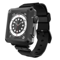 Применимо для Apple Watch защитная оболочка пленка плюс ремешок iwatch металлический корпус