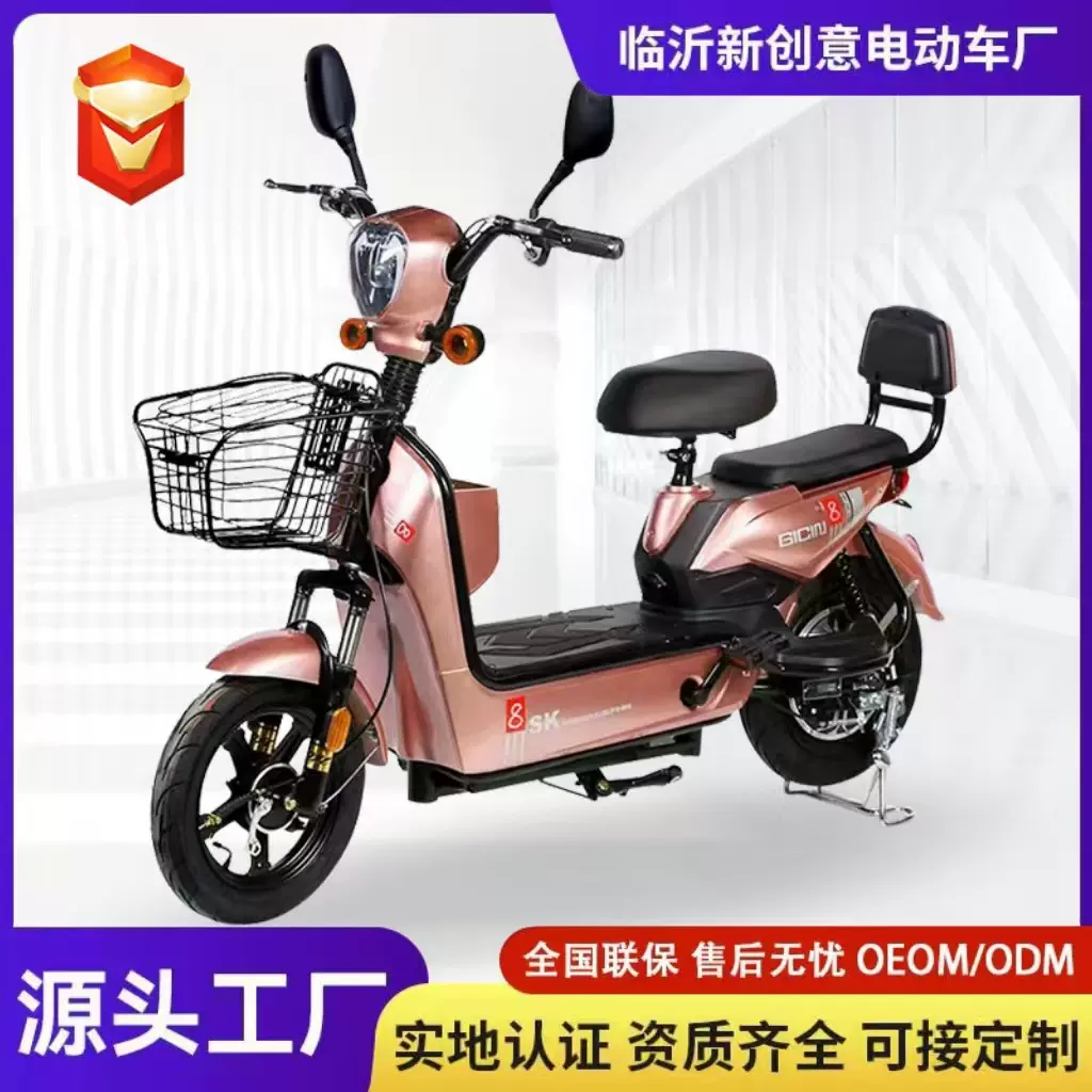跨境金鹰电动车外贸高配电瓶车长续航成人两轮电车电动自行车可出