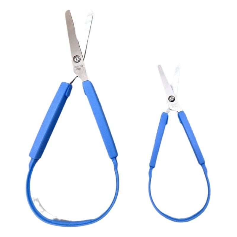 Трансграничная поставка автоматических кольцевых эластичных ножниц в наличии, многоцветный костюм, инструменты большого размера, кольцевые ножницы