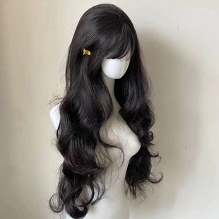 [Sumer] Hair Set Women's Cool Feeling Great Beauty French Layered Roll Retro Natural Simulation Hair Full Head Cover