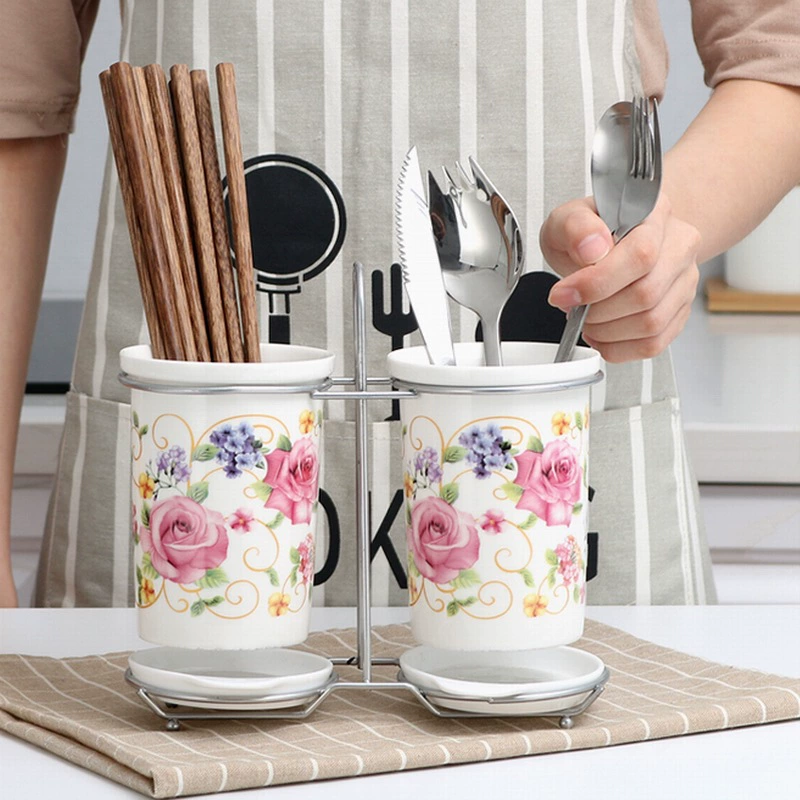 Керамическая коробка для палочек для еды на кухне