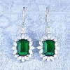 Imitation of emerald buckle [one pair of price]
