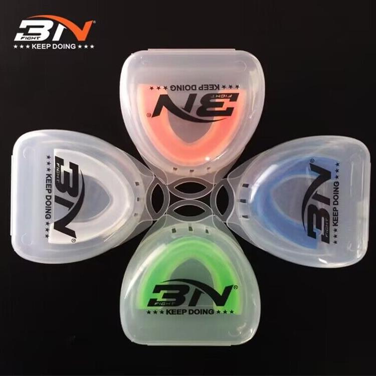 Bn Boxing Mouth Guard Muay Thai Sanda Taekwondo Training Mouth Guard Fighting Sports Fitness Mma Braces Protective Gear