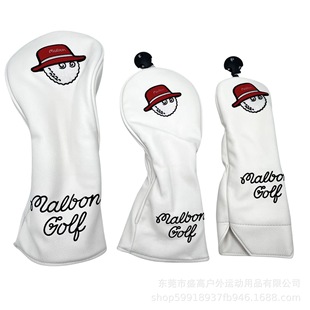 Golf Personalized Hat Wooden Club Hat Cover Club Cover Putter Head Cover Driver Fairway Wood Iron Wood Protective Cover