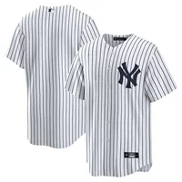 Белая домашняя форма MLB Yankees с именем игрока, дышащая, с 3D-печатью, летняя бейсбольная форма для самостоятельной сборки