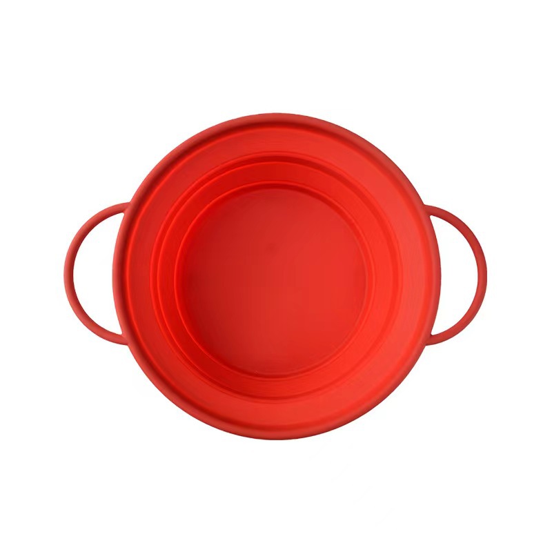 Cesta de drenaje plegable retráctil de silicona de grado alimenticio cesta de lavado vegetal Filtro de verduras multifunción tamiz de drenaje de alimentos de frutas